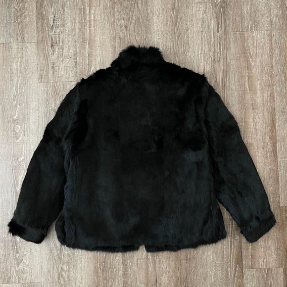 Jackets & Blazers - Vintage Women’s Rabbit Fur Coat Large